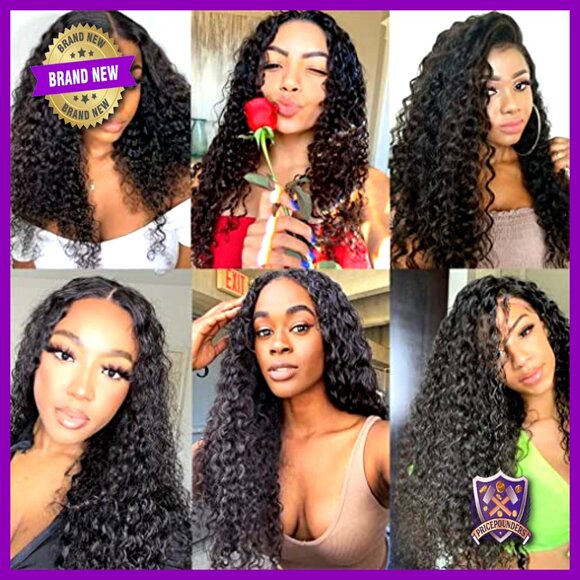 Brazilian Human Hair Extensions 18-24 Inch Water Wave Bundles 10A Grade main image 5